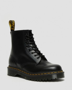 Dr. Martens 1460 Bex Smooth Leather Lace Up Boots Czarne | SN-DM84683