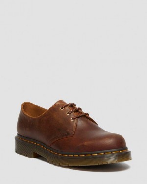 Dr. Martens 1460 Slip Resistant Parker Life Shield Oxford Shoes Brązowe | SN-DM84513