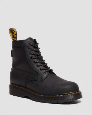 Dr. Martens 1460 Trinity Wintergrip Waterproof Boots Czarne | SN-DM84438