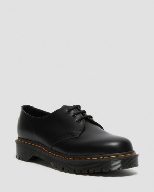 Dr. Martens 1461 Bex Smooth Leather Oxford Shoes Czarne | SN-DM84743