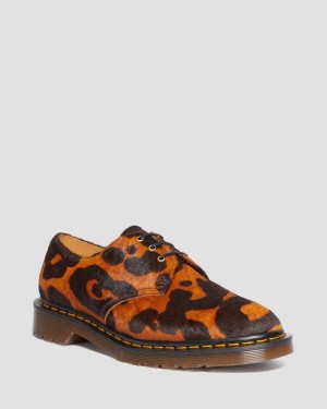 Dr. Martens 1461 Made in England Hair On Oxford Shoes Kolorowe | SN-DM85027