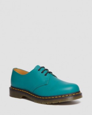 Dr. Martens 1461 Smooth Leather Oxford Shoes Turkusowe Zielone | SN-DM85032