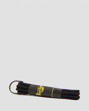 Dr. Martens 26 Inch Round Shoe Laces (3-Eye) Czarne | SN-DM85215