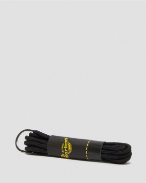 Dr. Martens 36 Inch Round Shoe Laces (4-5 Eye) Czarne | SN-DM85209