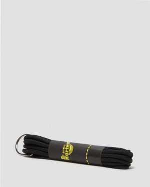 Dr. Martens 47 Inch Round Shoe Laces (6-7 Eye) Czarne | SN-DM85213