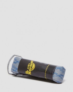 Dr. Martens 55 Inch Flat Shoe Laces (8-10 Eye) Grey/Blue | SN-DM85184