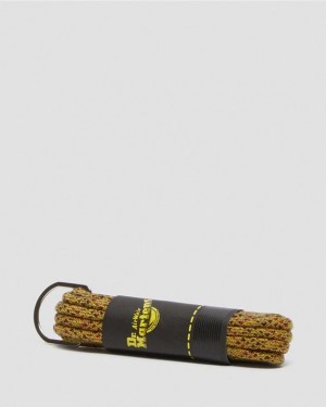 Dr. Martens 55 Inch Round Marl Shoe Laces (8-10 Eye) Yellow/Black | SN-DM85179