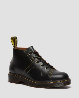 Dr. Martens Church Vintage Monkey Boots Czarne | SN-DM84879