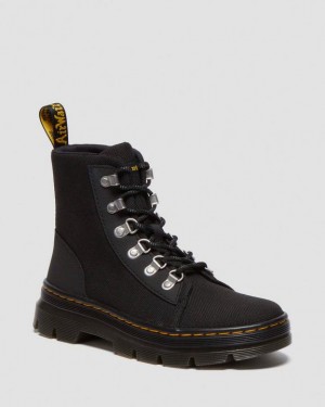Dr. Martens Combs Poly Casual Boots Czarne | SN-DM84422