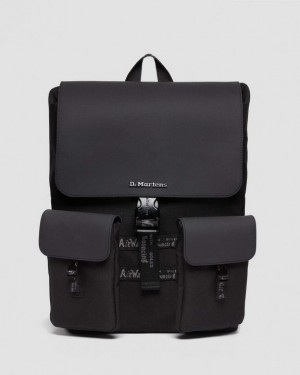 Dr. Martens Extra Tough Leather Backpack Czarne | SN-DM84771