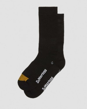 Dr. Martens Lightweight Tech Organic Cotton Socks Czarne | SN-DM85252