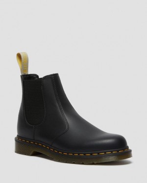 Dr. Martens Vegan 2976 Felix Chelsea Boots Czarne | SN-DM84931