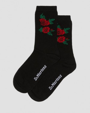 Dr. Martens Vonda Organic Cotton Blend Short Socks Czarne | SN-DM85256